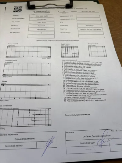 Морской контейнер 20GP (IICL)