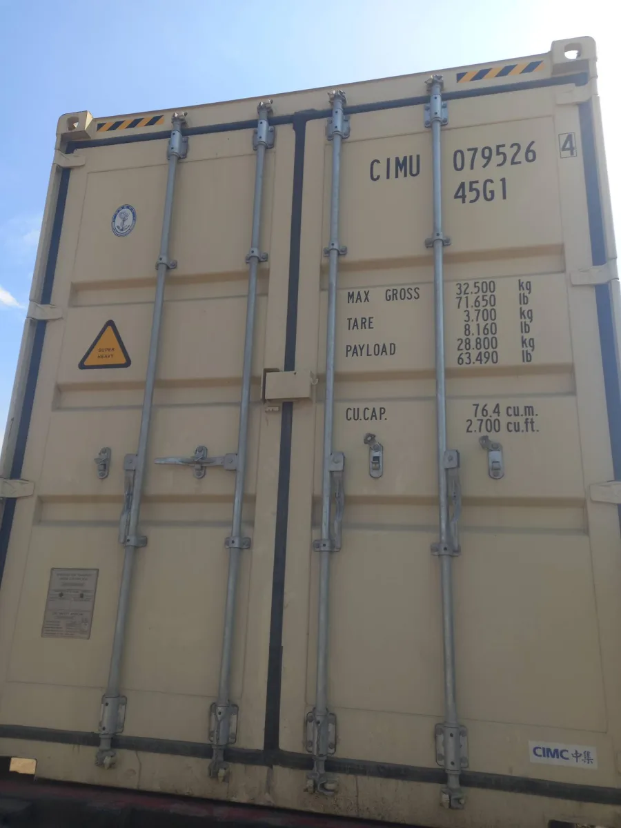 Морской контейнер 40HC (Новый 2025)
