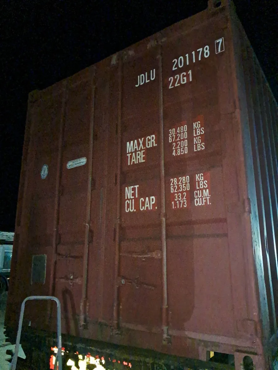 Морской контейнер 20GP (Б/У)